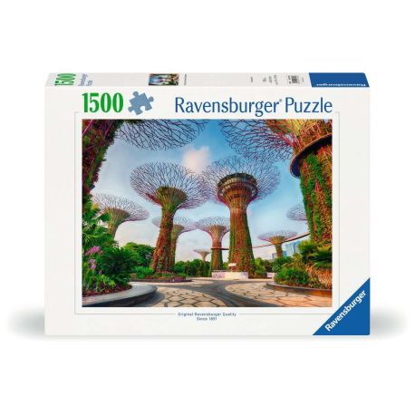 Ravensburger Puzzle 12001396 - Garden by the Bay at Singapore - 1500 Teile Puzzle für Erwachsene und Kinder ab 14 Jahr