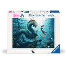 Ravensburger Puzzle 12001434 - Enchanted Depths: Dragon, Mermaid and Turtles - 1000 Teile Puzzle für Erwachsene und Ki