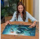 Ravensburger Puzzle 12001434 - Enchanted Depths: Dragon, Mermaid and Turtles - 1000 Teile Puzzle für Erwachsene und Ki