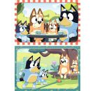 Ravensburger Kinderpuzzle - 12004111 Bluey - Puzzle für Kinder ab 3 Jahren, mit 2x12 Teilen
