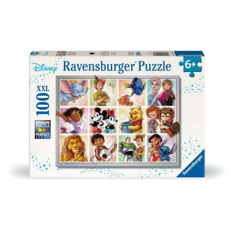 Ravensburger Kinderpuzzle - 12004118 Disney Multicharacter - Puzzle für Kinder ab 6 Jahren, mit 100 Teilen im XXL-Form