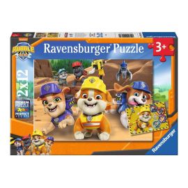 Ravensburger Kinderpuzzle - 12004167 Rubble & Crew - Puzzle für Kinder ab 3 Jahren, mit 2x12 Teilen