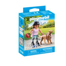 PLAYMOBIL 71739 Inlinerin mit Retriever