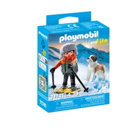 PLAYMOBIL 71741 Wanderer mit Bernhardiner