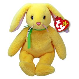 Ty YELLOW BUNNY II - ORIG BEANIE BABIES - E
