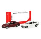 herpa - MiniKit Renault Laguna Sienarot und Arktisweiß, 2 Stück