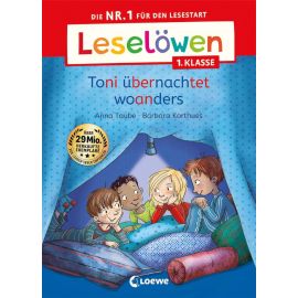 Leselöwen 1. Klasse - Toni übernachtet woanders