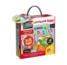 Puzzlebox mit 6 Tierpuzzeln, Montessori
