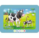 Ravensburger tiptoi Puzzle 00229 - 3 erste Puzzles: Bauernhoftiere, niedliche Rahmenpuzzles für Kinder ab 2 Jahren
