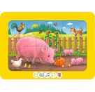 Ravensburger tiptoi Puzzle 00229 - 3 erste Puzzles: Bauernhoftiere, niedliche Rahmenpuzzles für Kinder ab 2 Jahren