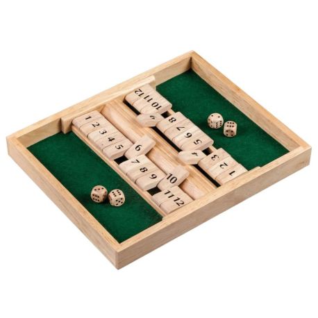Philos Shut the Box, 12er, für 1-2 Personen