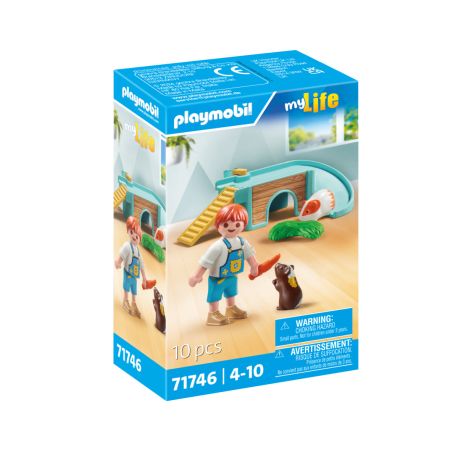 PLAYMOBIL 71746 Junge mit Meerschweinchen