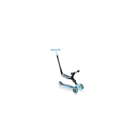 GLOBBER GO-UP FOLDABLE LIGHTS pastellblau, mit Leuchtrollen
