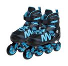 New Sports Inliner schwarz blau ABEC 7, Größe 31-34