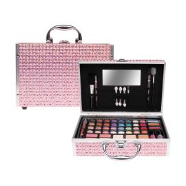 Kosmetikkoffer groß Rosa glitzern
