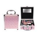 Kosmetikkoffer klein Rosa glitzern