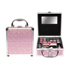 Kosmetikkoffer klein Rosa glitzern