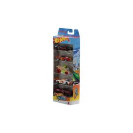 Hot Wheels Let’s Race 5er-Pack, Set aus 5 Die-Cast-Spielzeugrennautos im Maßstab 1:64 aus der Netflix-Serie