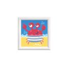 DIAMOND DOTZ® Original Diamond Painting   Wise Guy   9,5 x 9,5 cm mit Bilderrahmen, Bastelset mit glitzernden Diamant