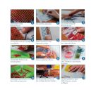 DIAMOND DOTZ® Original Diamond Painting   Wise Guy   9,5 x 9,5 cm mit Bilderrahmen, Bastelset mit glitzernden Diamant
