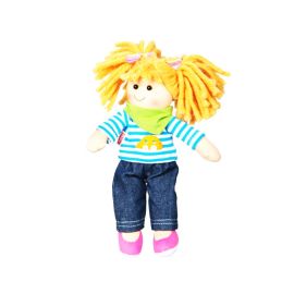 Puppen-Jeans mit Shirt Streifen, 20 - 25 cm