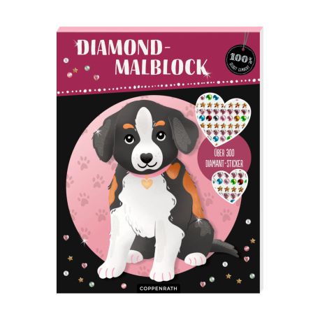 Diamond Malblock: Hund - 100% selbst gemacht