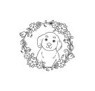 Diamond Malblock: Hund - 100% selbst gemacht