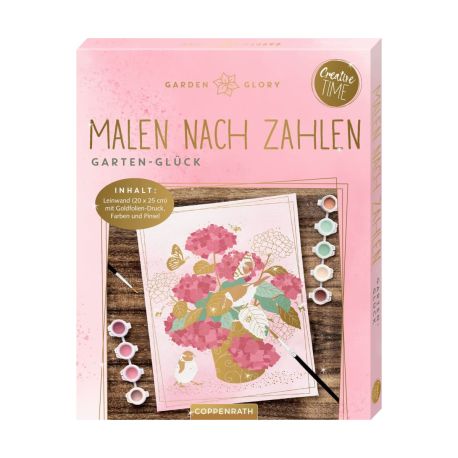 Malen nach Zahlen auf Leinwand: Garten-Glück - Creative Time
