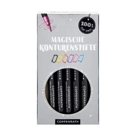 Magische Konturenstifte: 6 Farben - 100% selbst gemacht