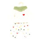 Puppen-Kordhose   Herz-Konfetti   mit T-Shirt und Nickituch, Gr. 28-35 cm