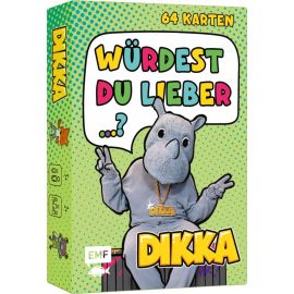 Kartenspiel: Würdest du lieber...? Nashornstarke Fragen für Kids mit DIKKA