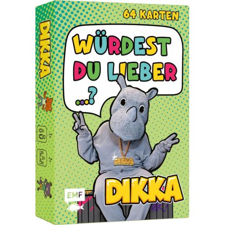 Kartenspiel: Würdest du lieber...? Nashornstarke Fragen für Kids mit DIKKA