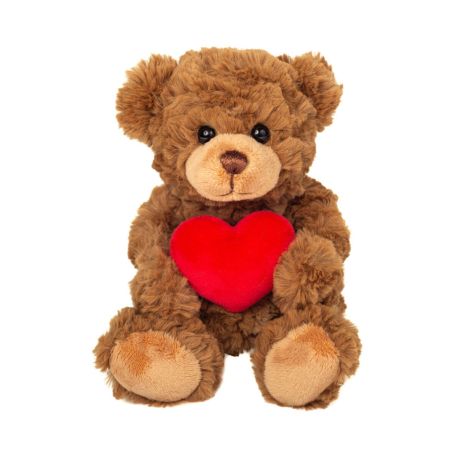 Teddy Hermann Teddy mit Herz braun 20 cm