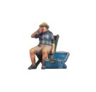 NOCH H0 Mann auf Klappstuhl