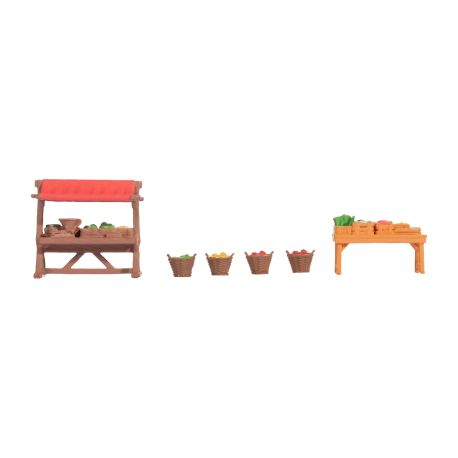 NOCH H0 Wochenmarkt-Zubehör