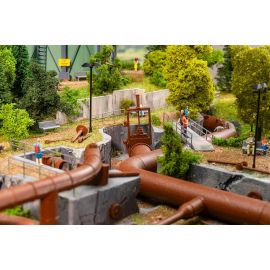 H0 Großes Rohrleitungs-Set