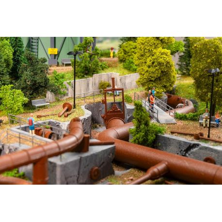 H0 Großes Rohrleitungs-Set