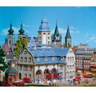 H0 Rathaus mit Feuerwache