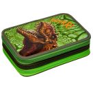 3-fach Federmäppchen - T-Rex