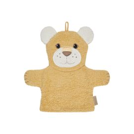 Waschhandschuh LÖWE Leo ocker
