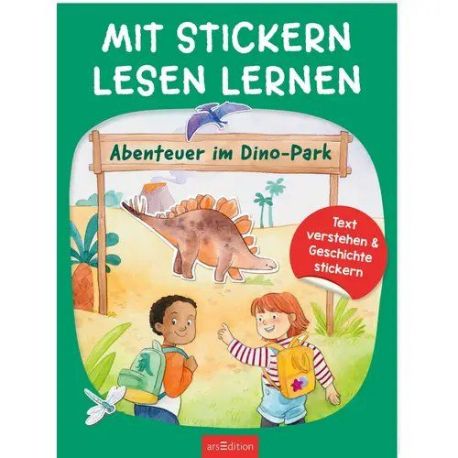 Mit Stickern Lesen lernen – Abenteuer im Dino-Park