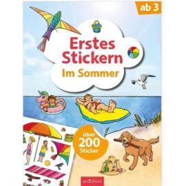 Erstes Stickern – Im Sommer