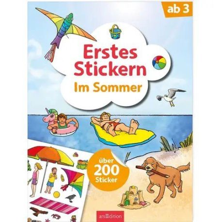 Erstes Stickern – Im Sommer