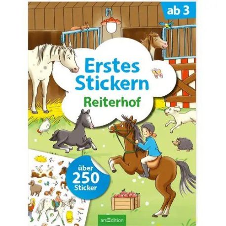 Erstes Stickern – Reiterhof