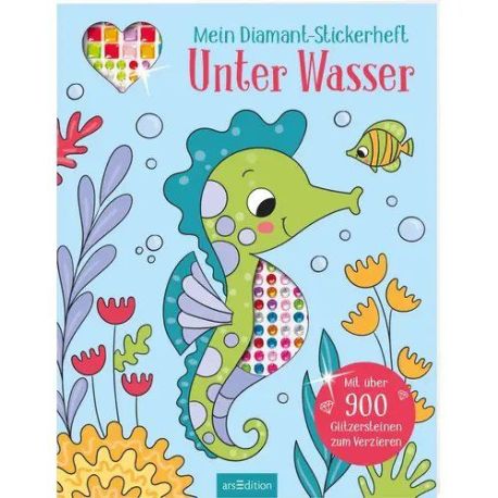 Mein Diamant-Stickerheft – Unter Wasser