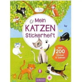 Mein Katzen-Stickerheft