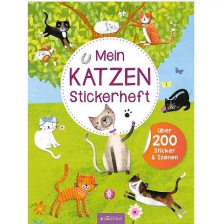 Mein Katzen-Stickerheft