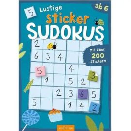 Lustige Sticker-Sudokus Zahlen