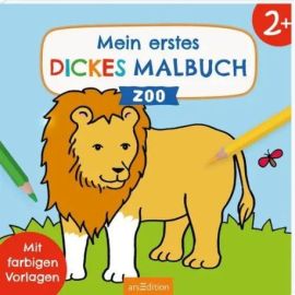 Mein erstes dickes Malbuch ab 2 – Zoo