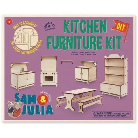 Sam   Julia: Mäusehaus-Zimmer - DIY Möbel-Baukastenset - Küche